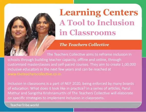 Learning Centers – A Tool to Inclusion in Classrooms